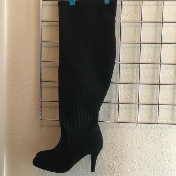 plus size thigh boots